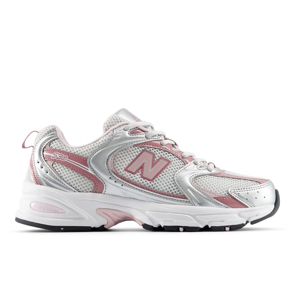 New Balance U 530 Metallic Sport Freizeitschuhe / Sneaker unisex, grau, Grösse: 40.5