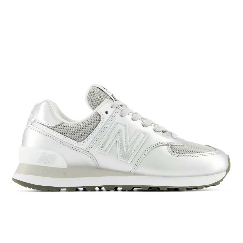 New Balance 574 Metal / Sneaker Damen, weiss, Grösse: 36