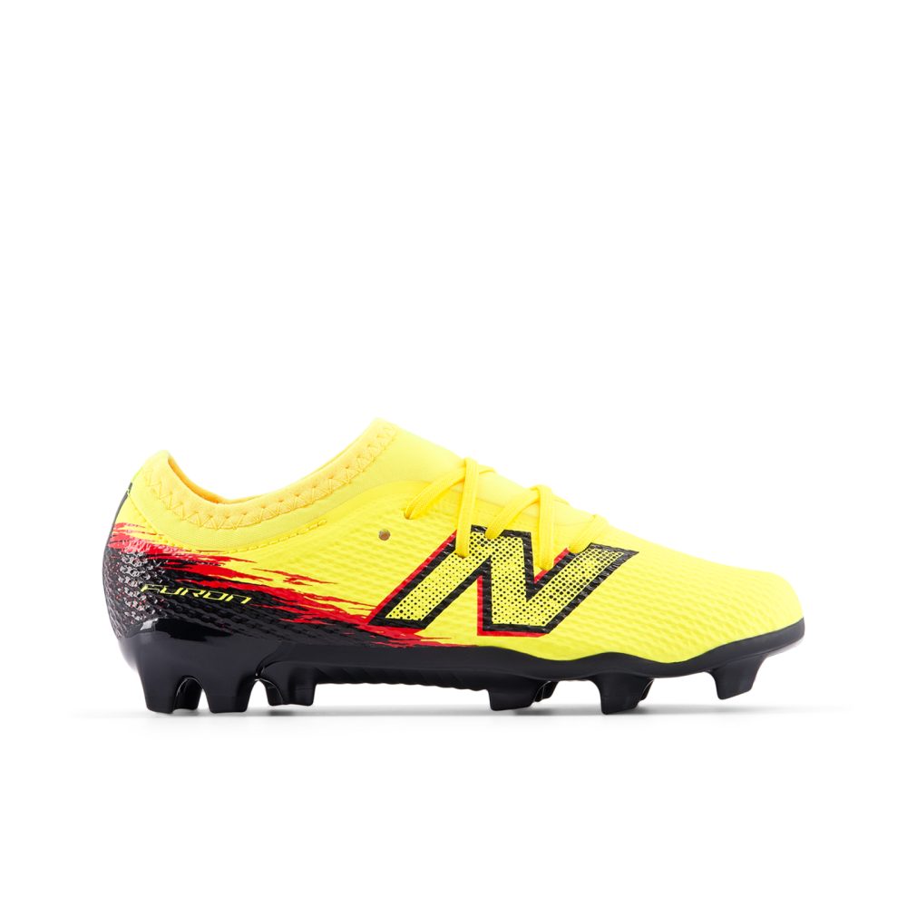 New Balance Kids Y Furon Team Jnr FG v8 Nockenschuhe Jungen, gelb, Grösse: 35.5