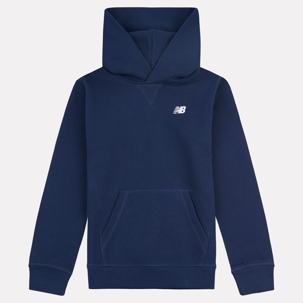 New Balance B New Balance French Terry Small Logo Hoodie  Jungen, blau, Grösse: 7-8 Years