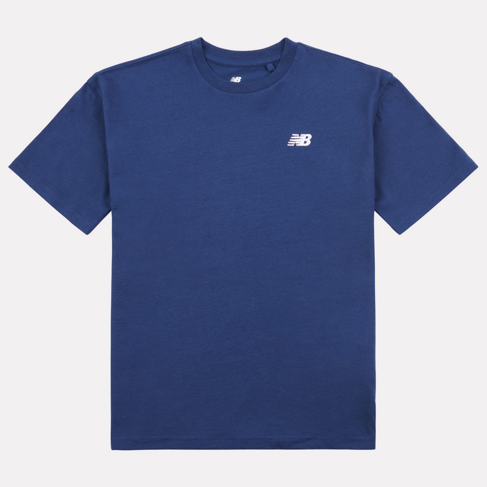 New Balance B New Balance Jersey Small Logo Tee  Jungen, blau, Grösse: 7-8 Years