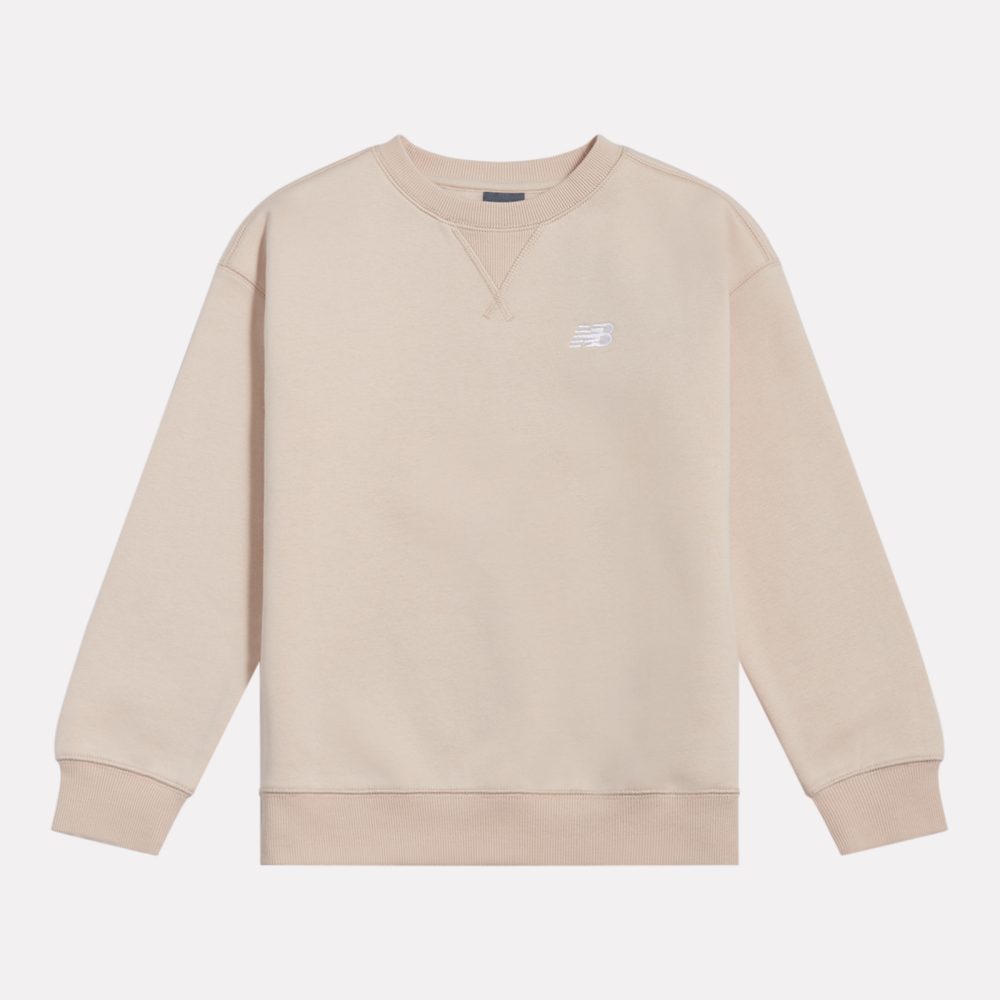 New Balance G New Balance French Terry Small Logo Crew  Mädchen, braun, Grösse: 10-11 Years