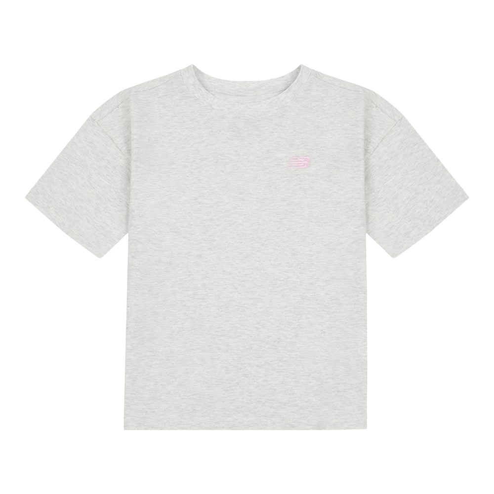 New Balance G New Balance Jersey Small Logo Tee  Jungen, grau, Grösse: 7-8 Years