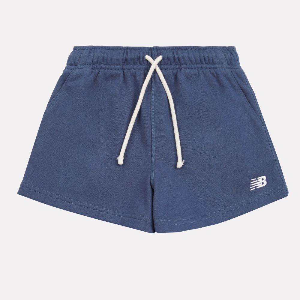 New Balance G New Balance French Terry Small Logo Short  Mädchen, blau, Grösse: 9-10 Years