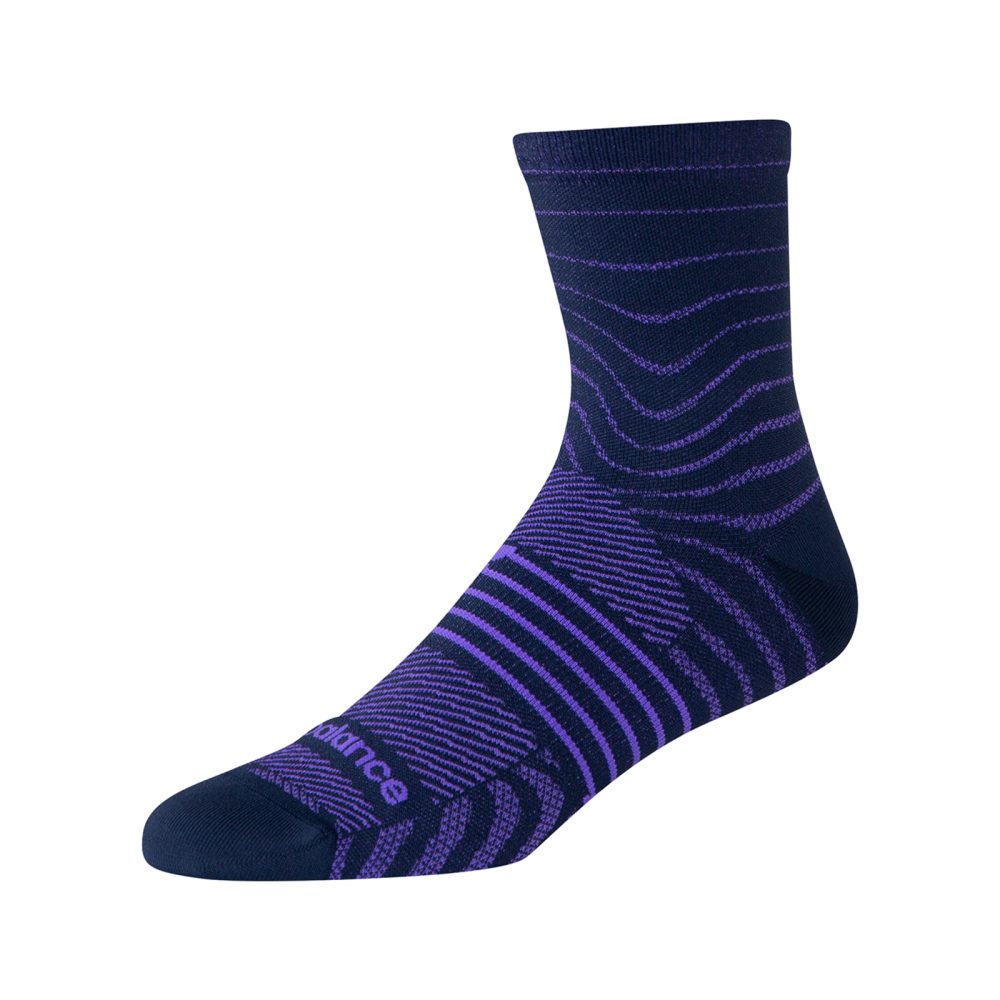 New Balance New Balance Pro Run Quarter Socks 1 Pair unisex, violett, Grösse: XL  unisex, violett, Grösse: XL