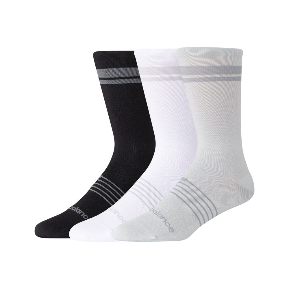 New Balance New Balance Pro Run Crew Socks 3 Pack unisex, mehrfarbig, Grösse: L  unisex, mehrfarbig, Grösse: L