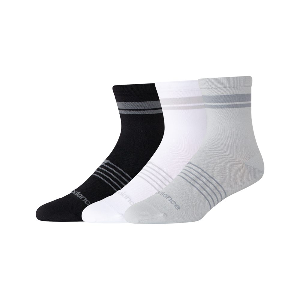 New Balance New Balance Pro Running Quarter Socks 3 Pack unisex, mehrfarbig, Grösse: S  unisex, mehrfarbig, Grösse: S