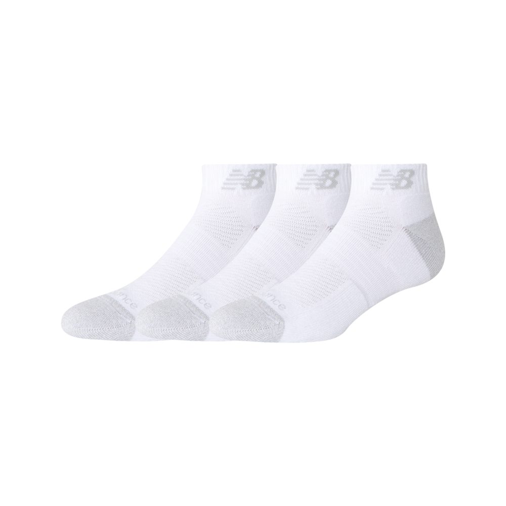 New Balance New Balance Active Low Cut Socks 3 Pack unisex, weiss, Grösse: L  unisex, weiss, Grösse: L