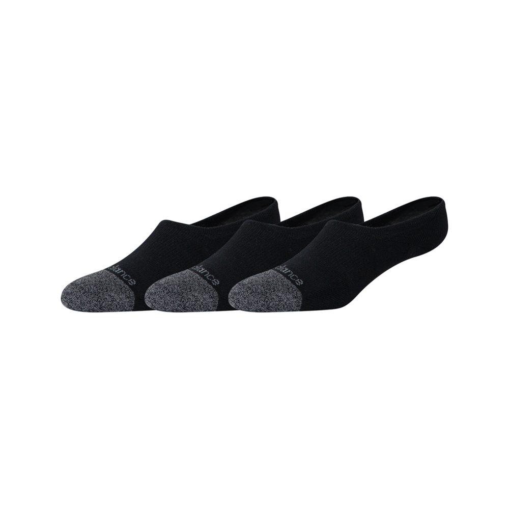 New Balance New Balance Active Invisible Socks 3 Pack unisex, schwarz, Grösse: L  unisex, schwarz, Grösse: L
