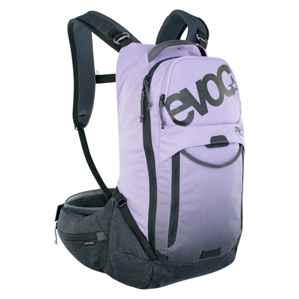Evoc Trail Pro 16L Protektoren-Rucksack violett /  multicolour 21, Grösse: L/XL