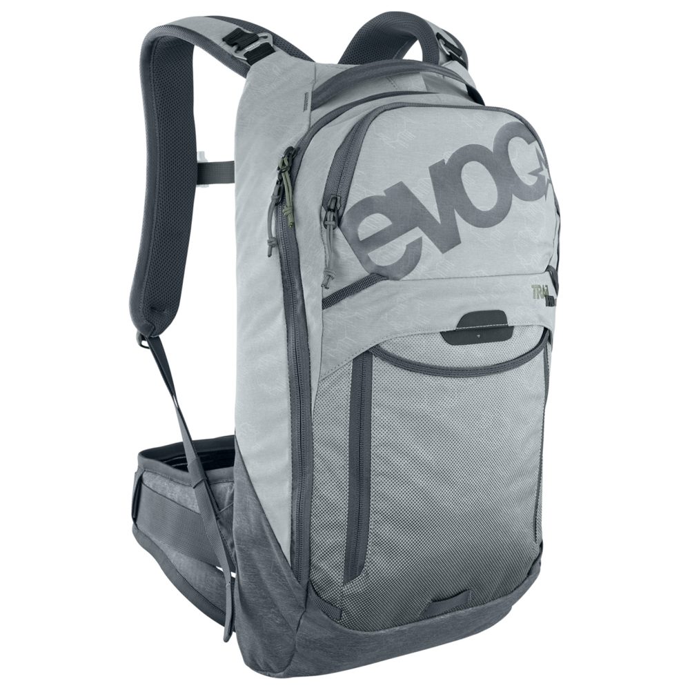 Evoc Trail Pro 10L Protektoren-Rucksack grau /  stone/carbon grey, Grösse: S/M