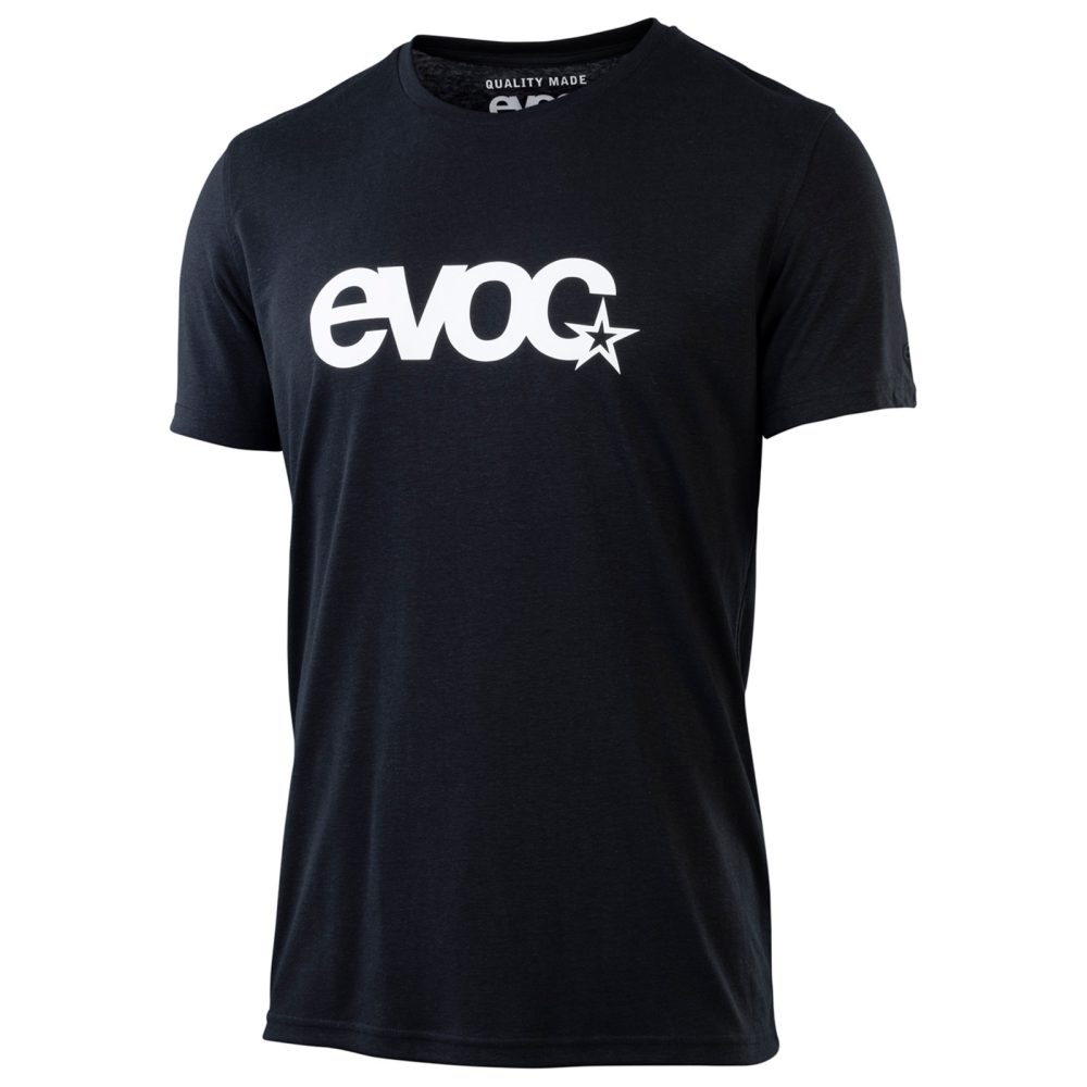 Evoc T-Shirt Logo für Herren schwarz /  black/white, Grösse: S