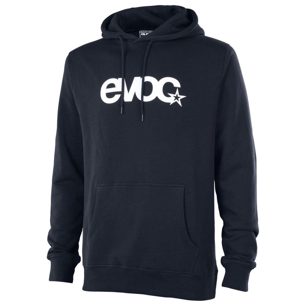 Evoc Hoody Logo Kapuzenpullover für Herren schwarz /  black, Grösse: M