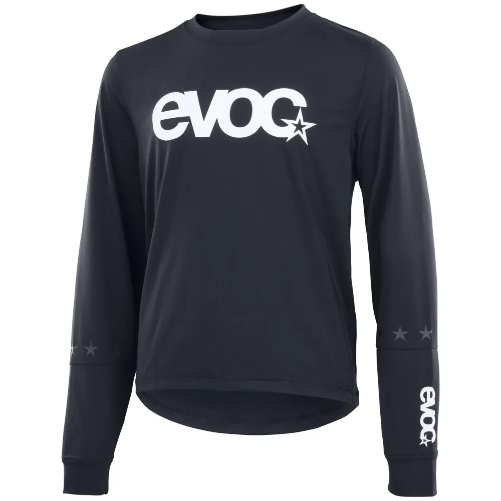 Evoc Long Sleeve Jersey Biketrikot für Jungen und Mädchen schwarz /  black, Grösse: L