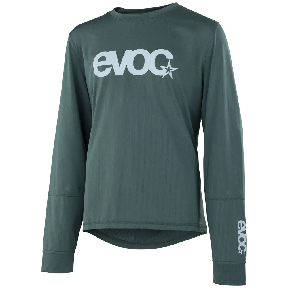 Evoc Long Sleeve Jersey Biketrikot für Jungen und Mädchen grün /  bottle green, Grösse: L