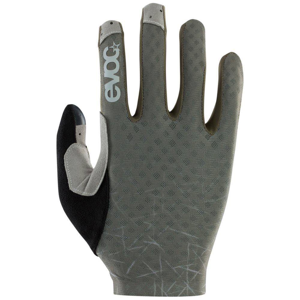 Evoc Lite Touch Glove Bike Handschuhe für Damen und Herren grau /  dark olive, Grösse: M