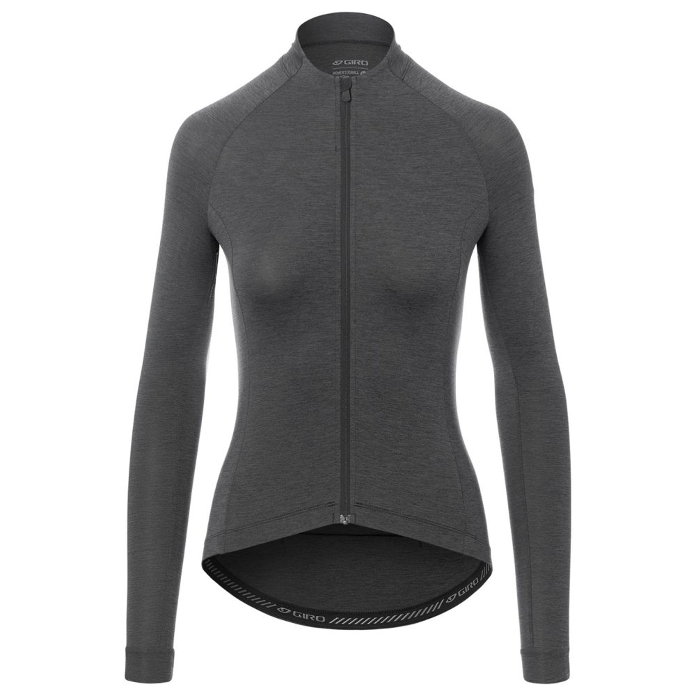 Giro W New Road LS Jersey Damen grau, Grösse M