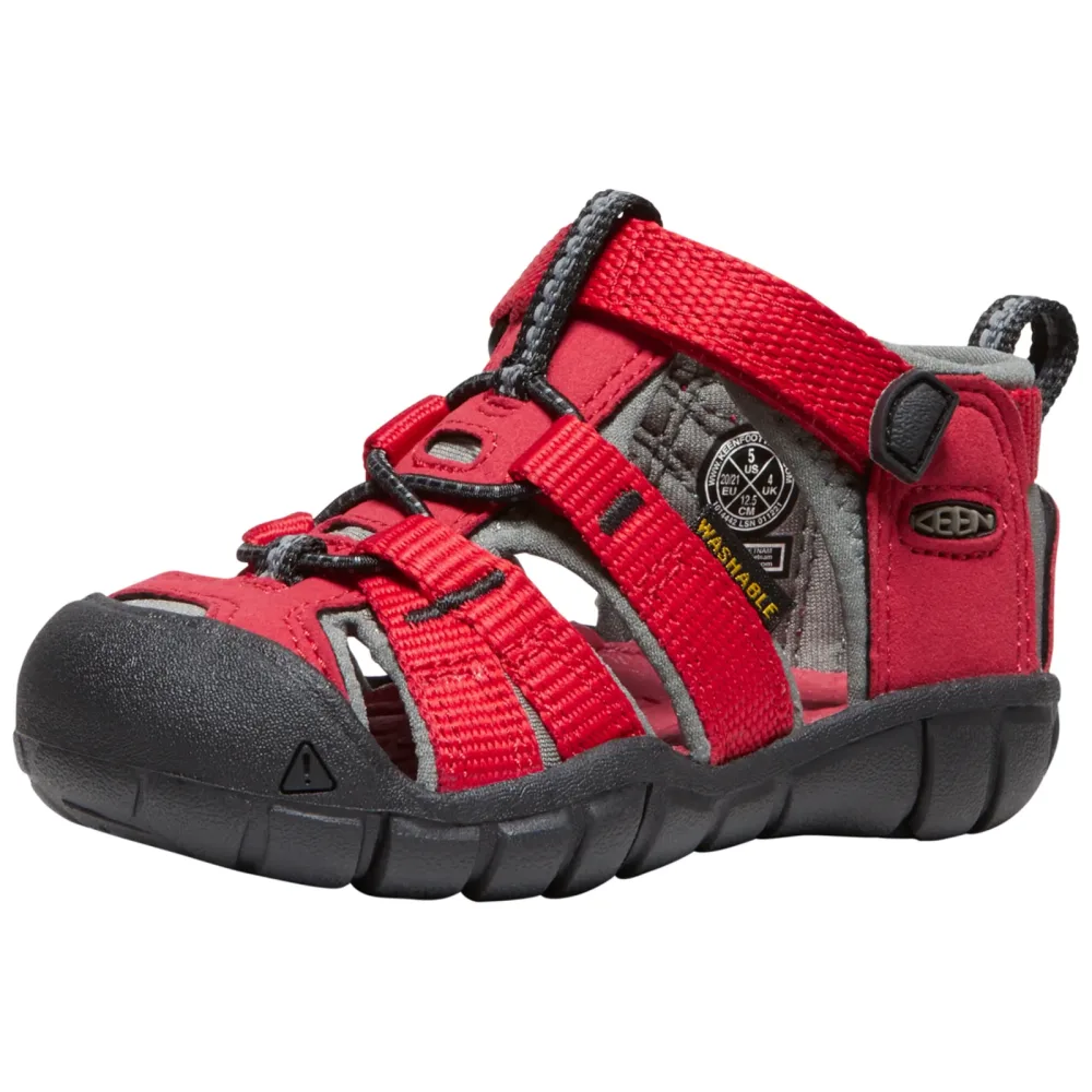 KEEN Kids T Seacamp II CNX Trekkingsandalen, rot, Grösse: 19