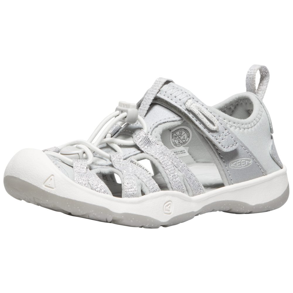 KEEN Kids C Moxie Sandal Trekkingsandalen, grau, Grösse: 24