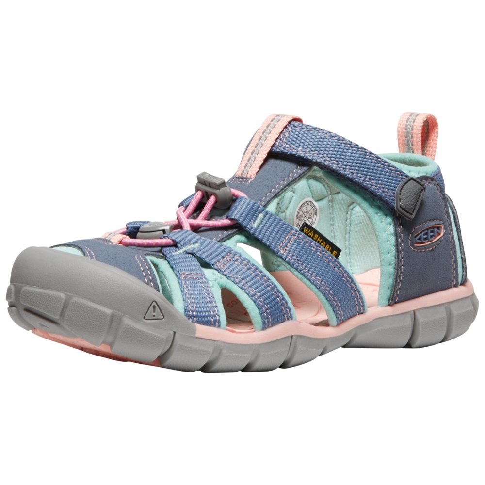 KEEN Kids Y Seacamp II CNX Trekkingsandalen, blau, Grösse: 35