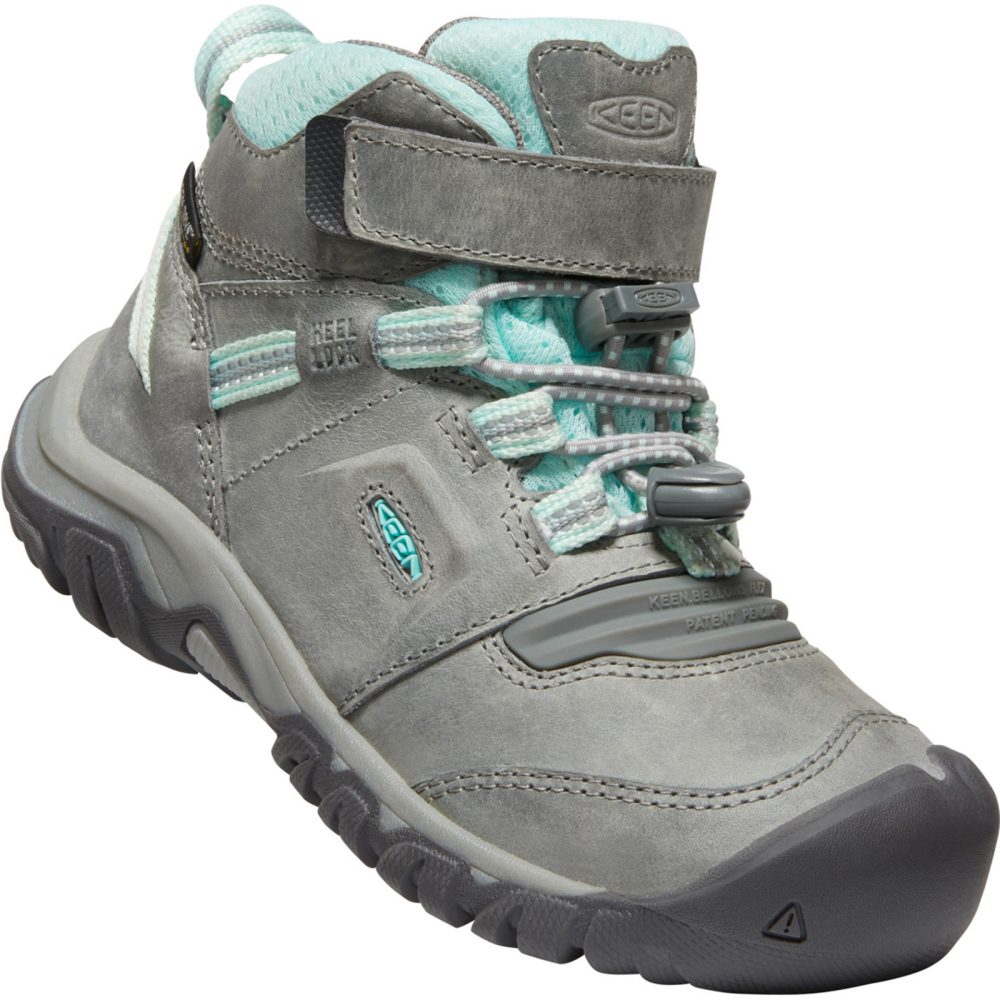 KEEN Kids C Ridge Flex Mid WP Wander-/Trekkingschuhe halbhoch, grau, Grösse: 25.5