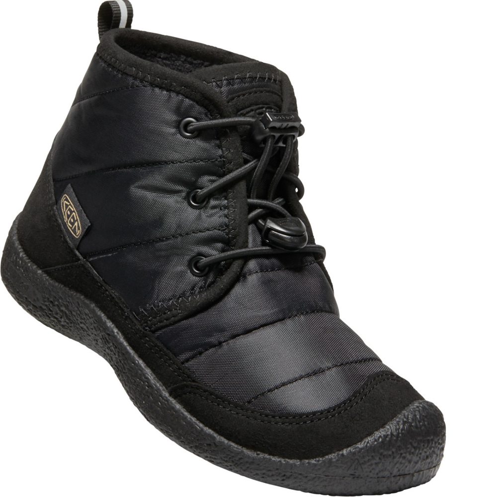KEEN Kids Y Howser II Chukka WP Winterschuhe, schwarz, Grösse: 32.5
