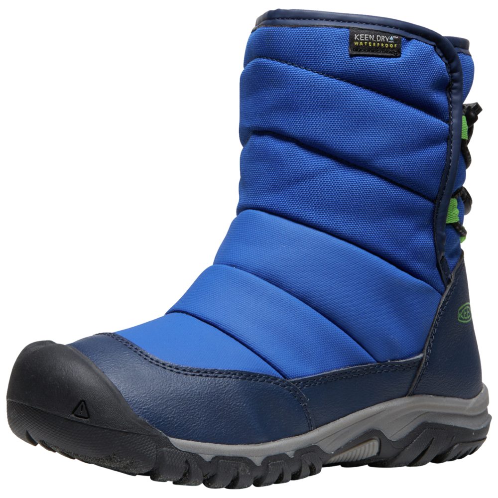 KEEN Kids Y Puffrider WP Winterschuhe, blau, Grösse: 39