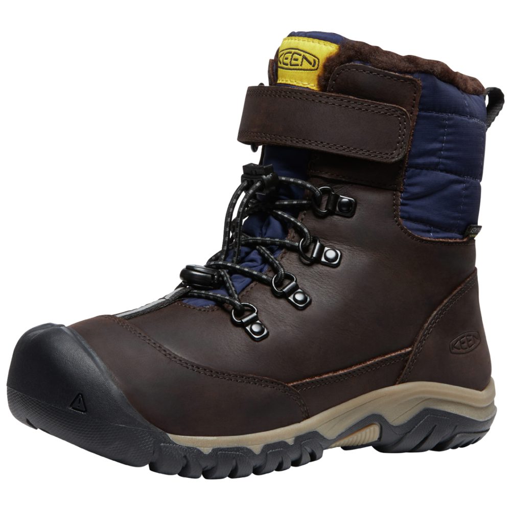 KEEN Kids Y Kanibou WP Winterschuhe, braun, Grösse: 34