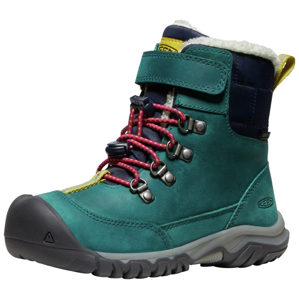 KEEN Kids C Kanibou WP Winterschuhe, grün, Grösse: 24