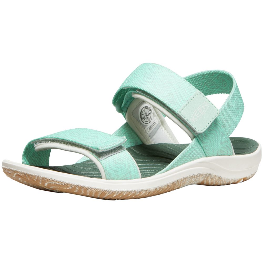 KEEN Kids Y Elle Backstrap Freizeitsandalen, grün, Grösse: 32.5