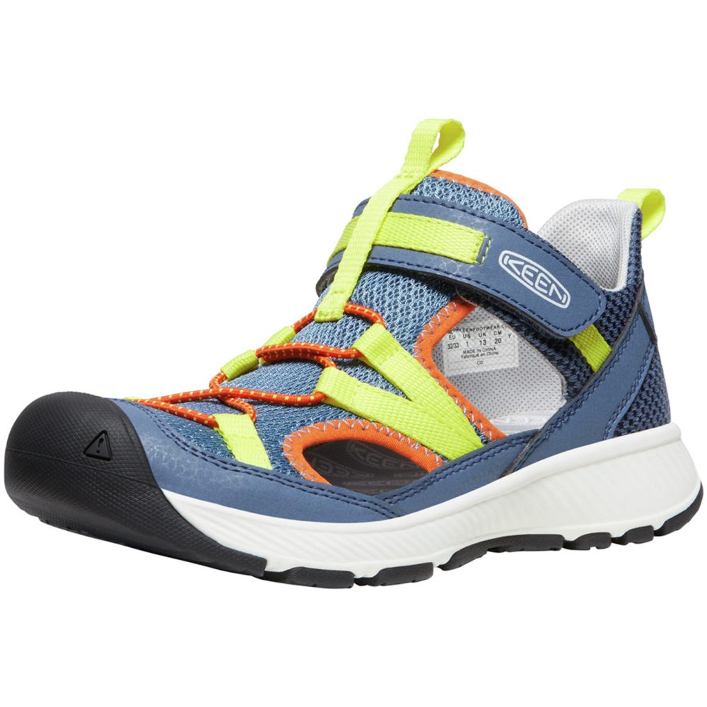KEEN Kids Y Motozoa Sandal Multifunktionsschuhe, blau, Grösse: 35