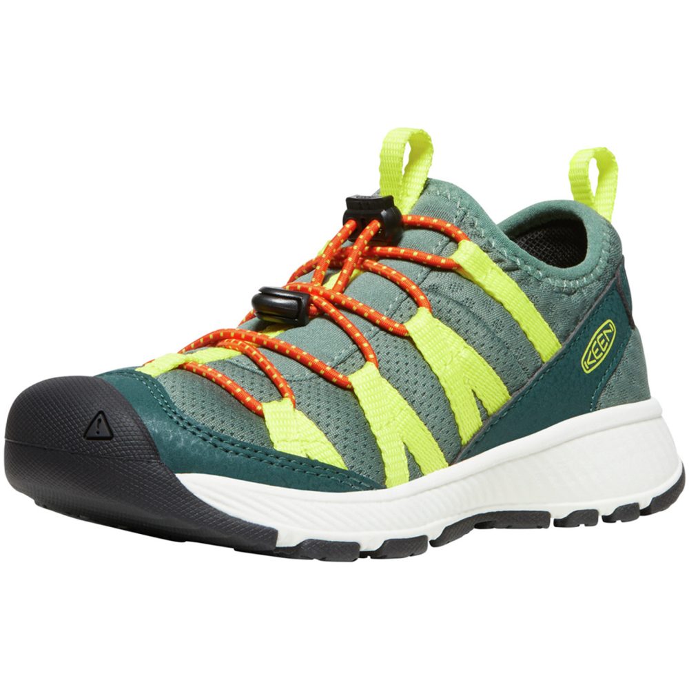 KEEN Kids C Motozoa Sneaker Freizeitschuhe, grün, Grösse: 29