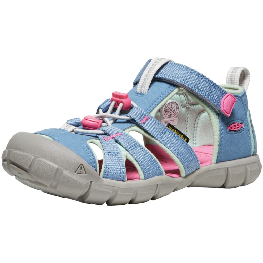 KEEN Kids Y Seacamp II CNX Trekkingsandalen, blau, Grösse: 35