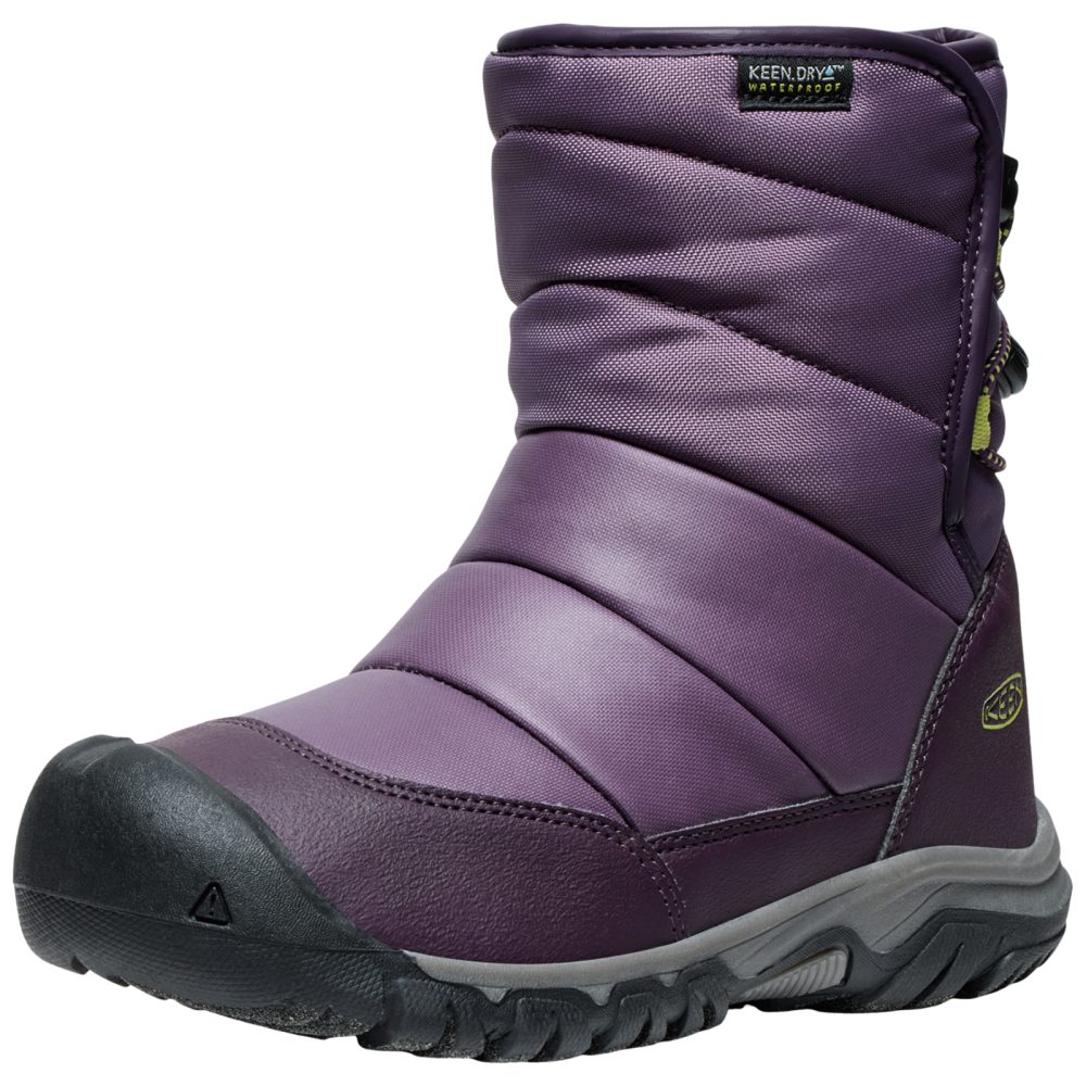 KEEN Kids Y Puffrider WP Winterschuhe, violett, Grösse: 37