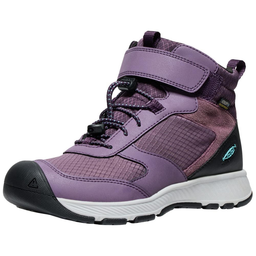 KEEN Kids Y Skua Mid WP Multifunktionsschuhe, violett, Grösse: 35