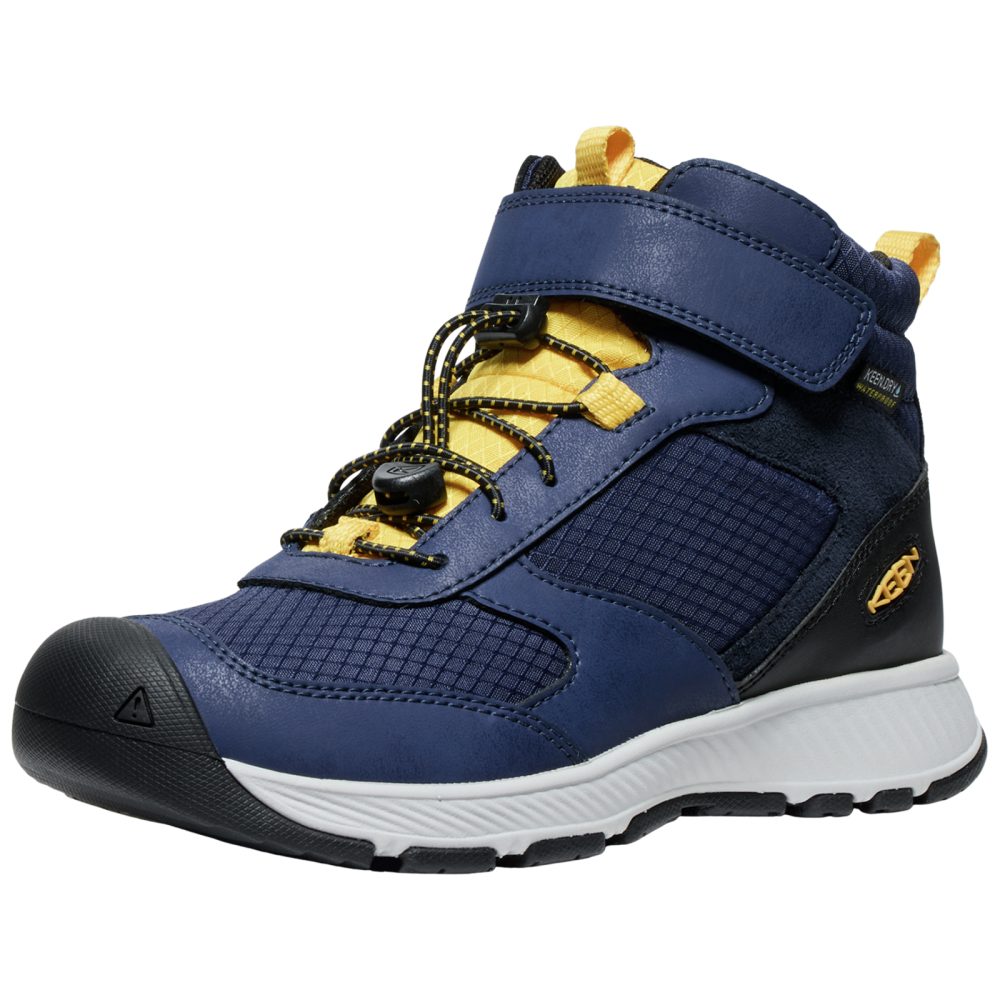 KEEN Kids Y Skua Mid WP Multifunktionsschuhe, blau, Grösse: 34