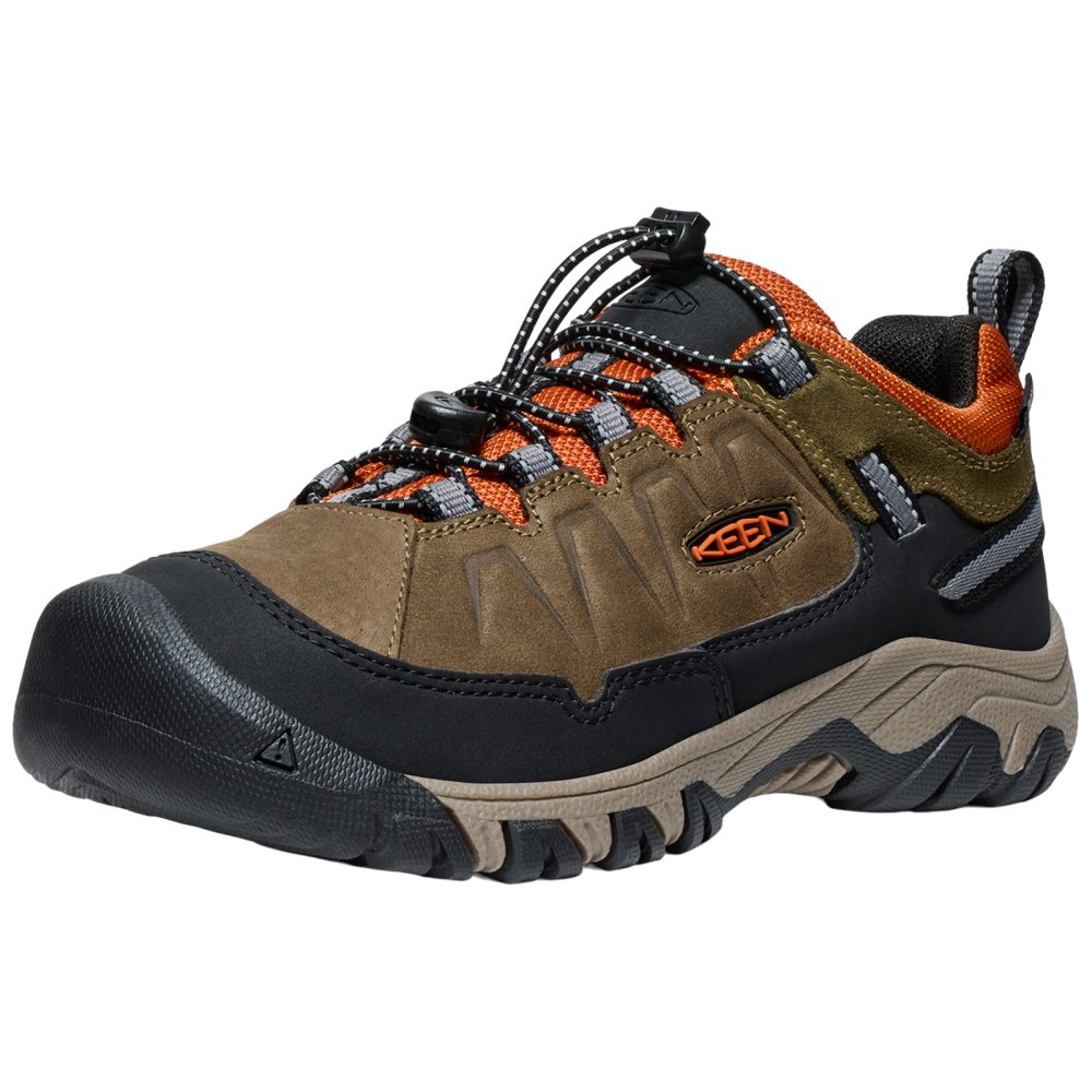 KEEN Kids Y Targhee IV Low WP Wander-/Trekkingschuhe tief, grün, Grösse: 34