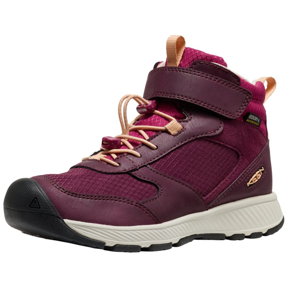 KEEN Kids Y Skua Mid WP Multifunktionsschuhe, rot, Grösse: 37