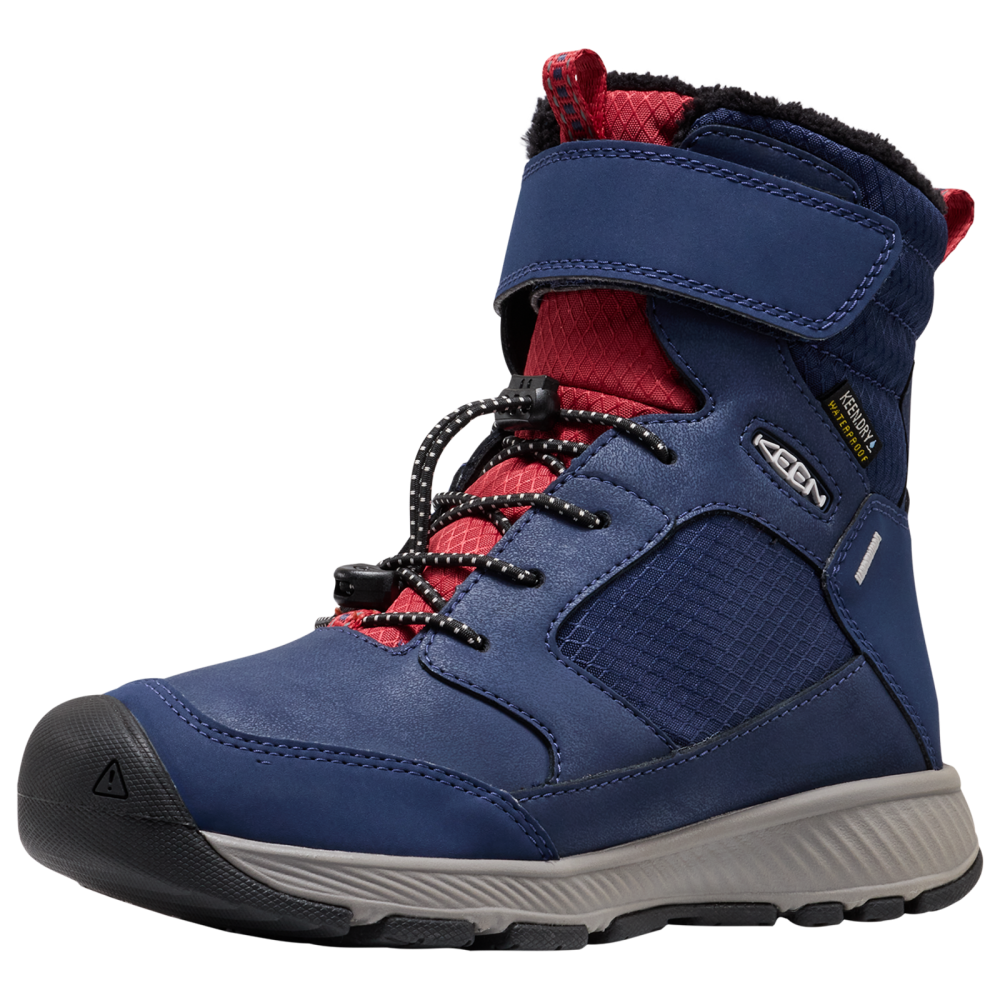 KEEN Kids Y Skua Winter WP Winterschuhe, blau, Grösse: 32.5