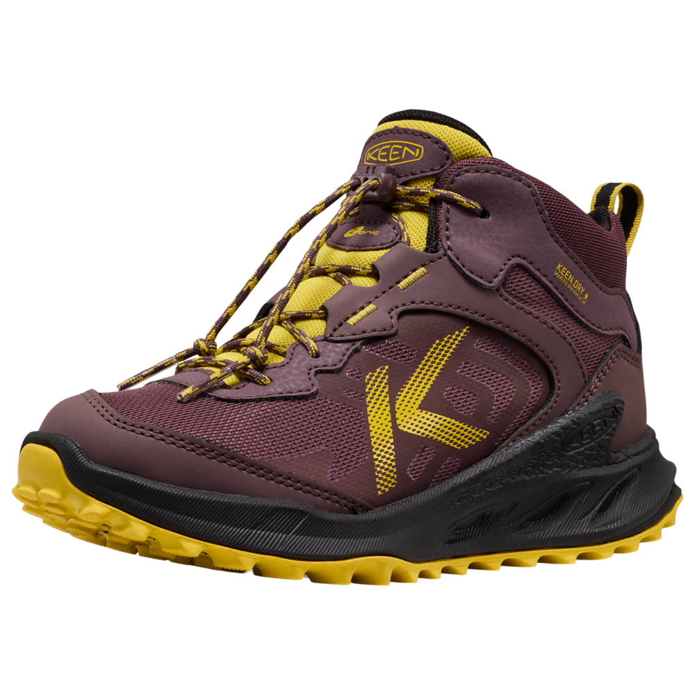 KEEN Kids Y Zionic Mid WP Wander-/Trekkingschuhe halbhoch, braun, Grösse: 35
