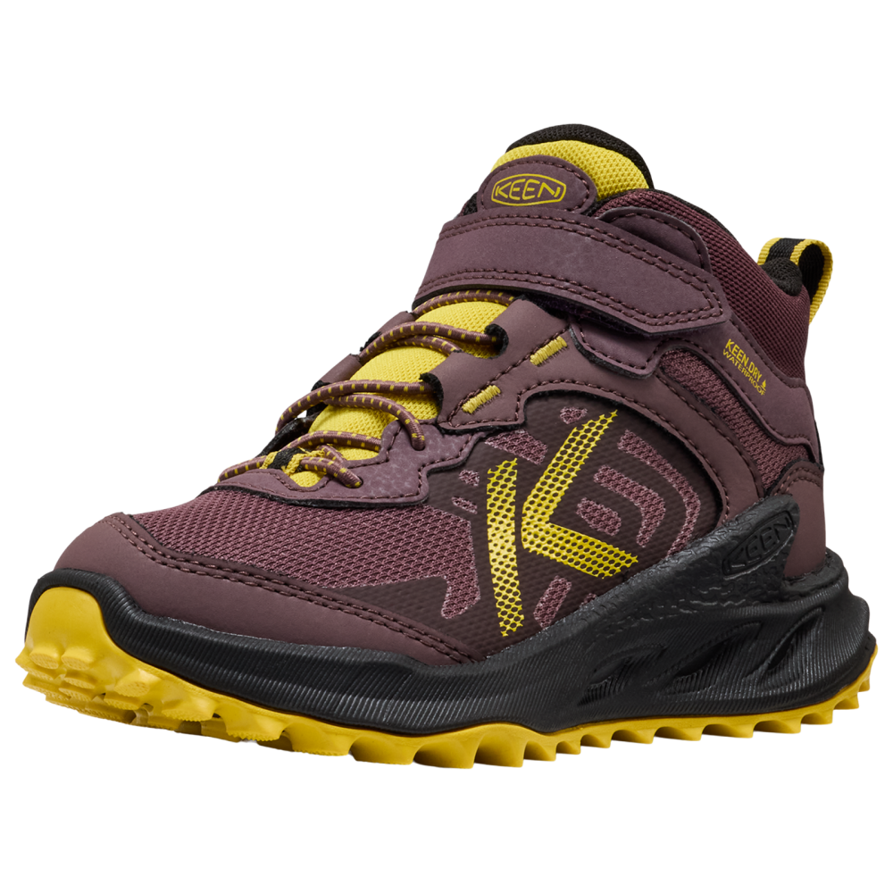 KEEN Kids C Zionic Mid WP Multifunktionsschuhe, braun, Grösse: 25.5