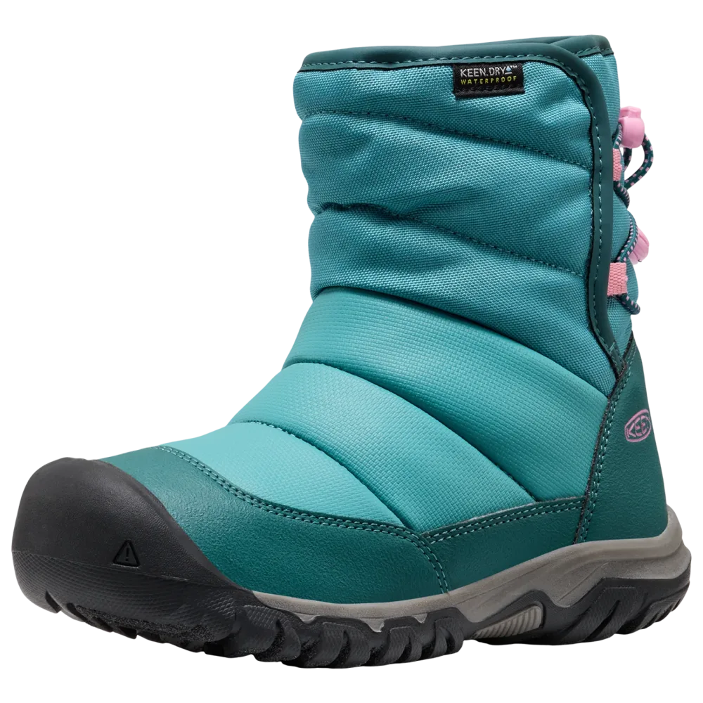 KEEN Kids Y Puffrider WP Winterschuhe, blau, Grösse: 35