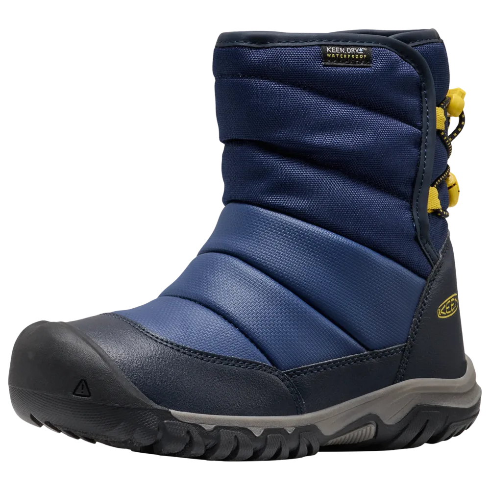 KEEN Kids Y Puffrider WP Winterschuhe, blau, Grösse: 34