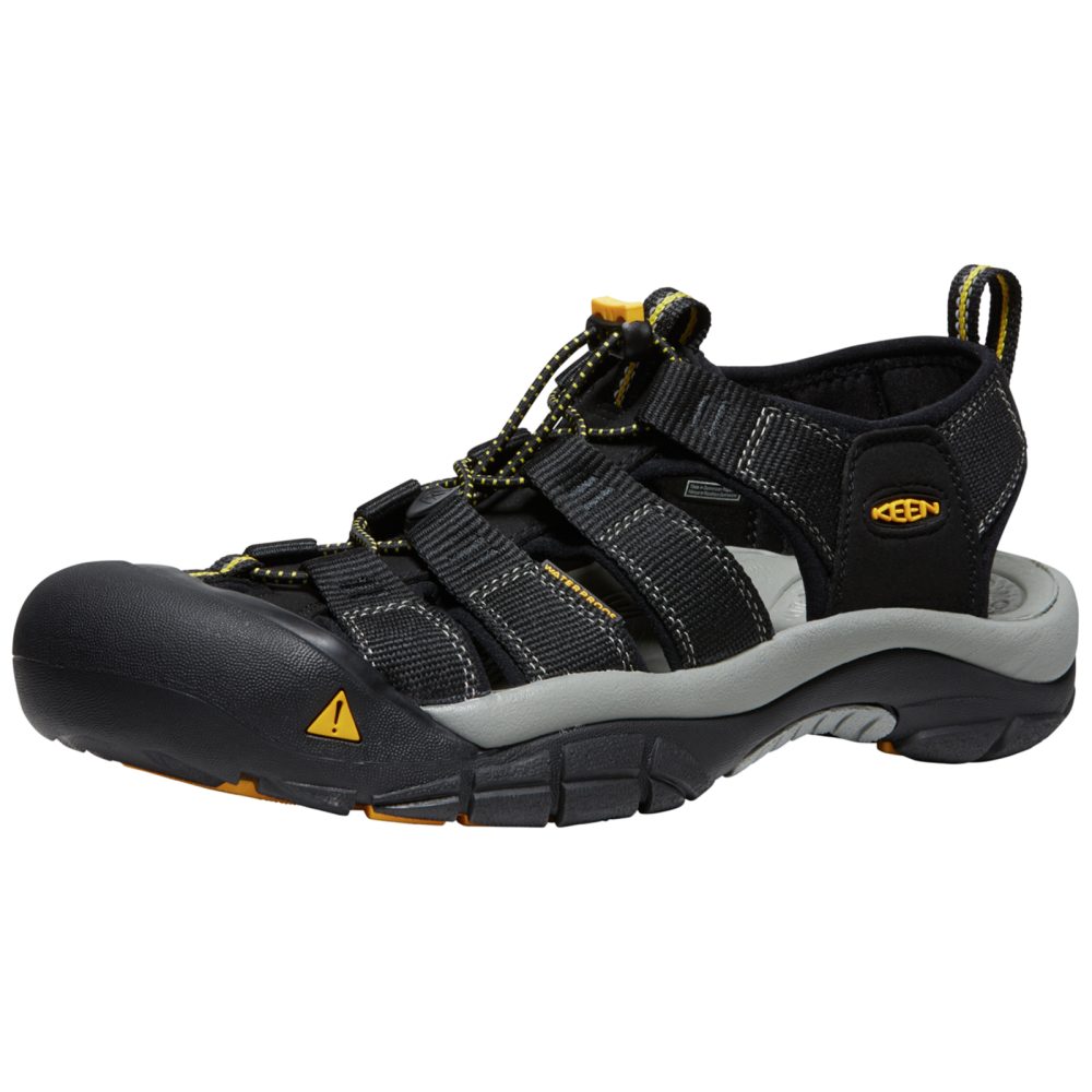 KEEN M Newport H2 Trekkingsandalen Herren, schwarz, Grösse: 39.5