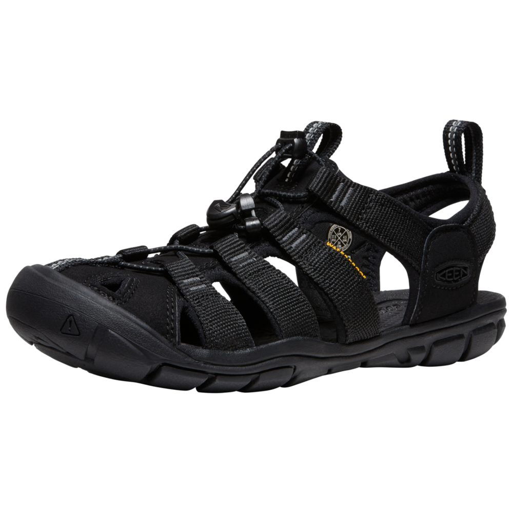 KEEN W Clearwater CNX Trekkingsandalen Damen, schwarz, Grösse: 35