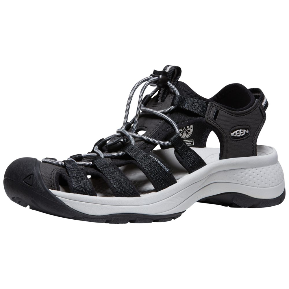 KEEN W Astoria West Sandal Trekkingsandalen Damen, schwarz, Grösse: 35