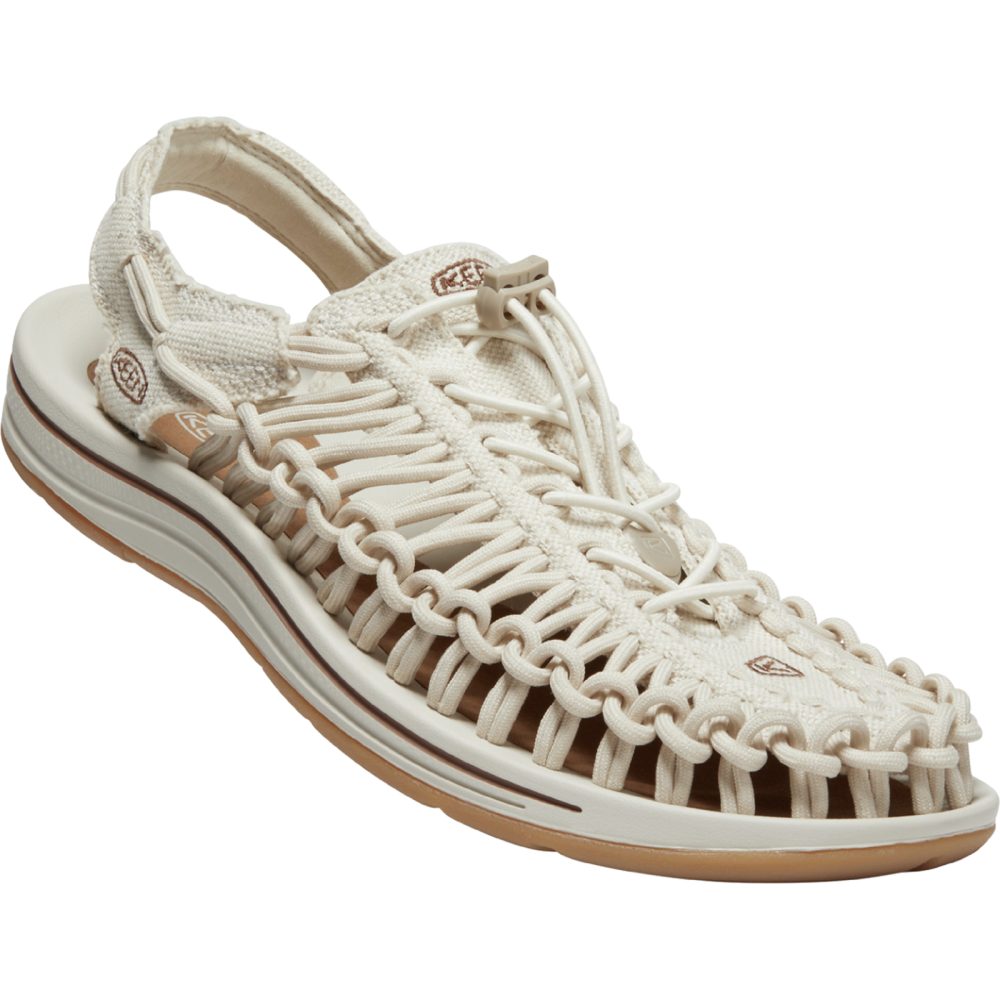 KEEN M Uneek Canvas Freizeitsandalen Herren, beige, Grösse: 40