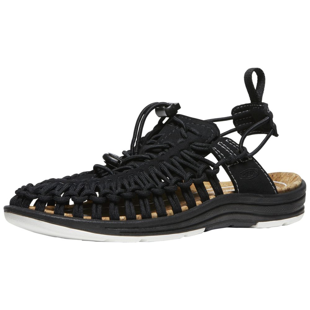 KEEN A Uneek II Convertible Freizeitsandalen unisex, schwarz, Grösse: 37