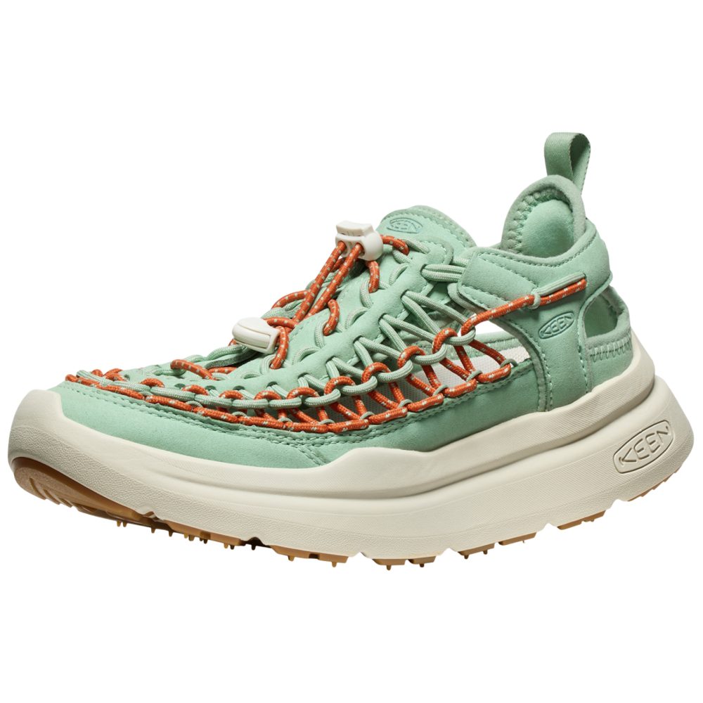 KEEN W Uneek Wk Freizeitsandalen Damen, grün, Grösse: 36