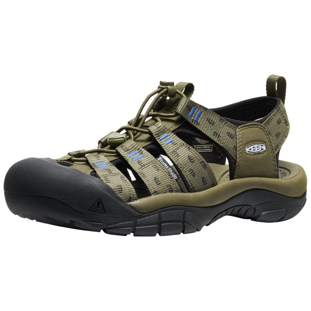 KEEN M Newport Retro x Études Trekkingsandalen Herren, grün, Grösse: 39.5